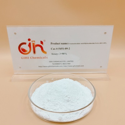 5-Aminolevulinic Acid Hydrochloride; 5-ALA HCl, 99%, CAS 5451-09-2